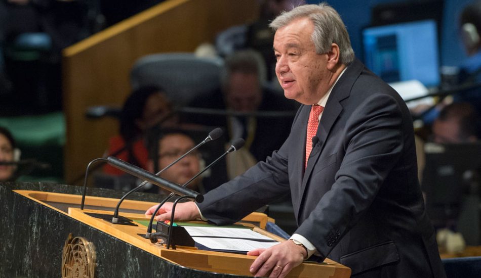 Guterres pide mayor voluntad política de Naciones Unidas ante los desafíos globales