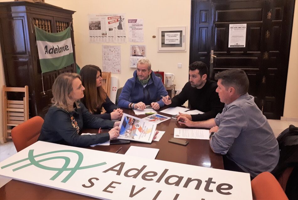 Adelante Sevilla recaba las propuestas del Sindicato Andaluz de Bomberos para dignificar este servicio público