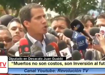 Juan Guaidó: “costo y vidas humanas (…) para nosotros no es costo, para nosotros es inversión en futuro”