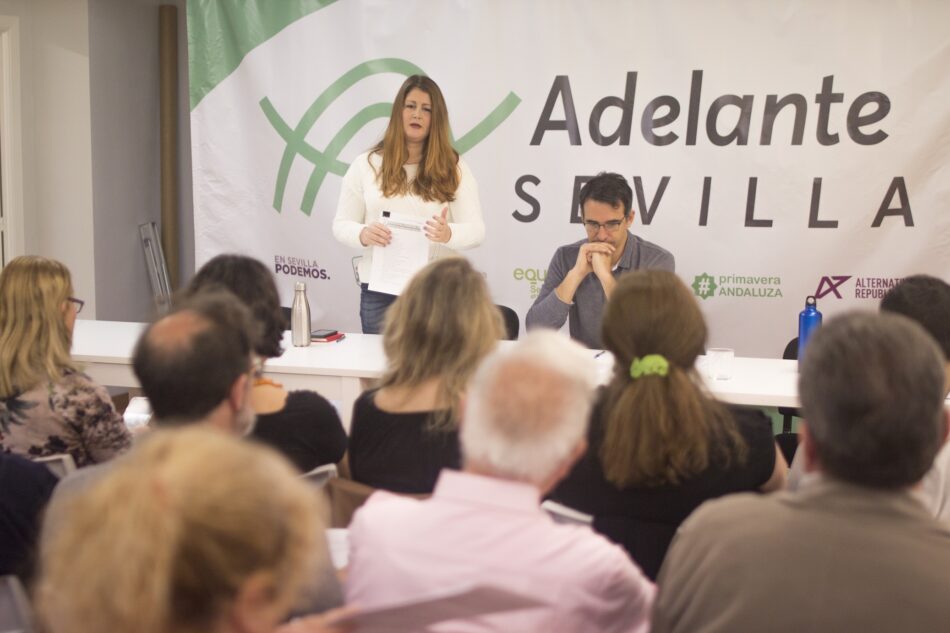 Adelante Sevilla aprueba su programa con más de 1.000 medidas elaboradas de forma participativa