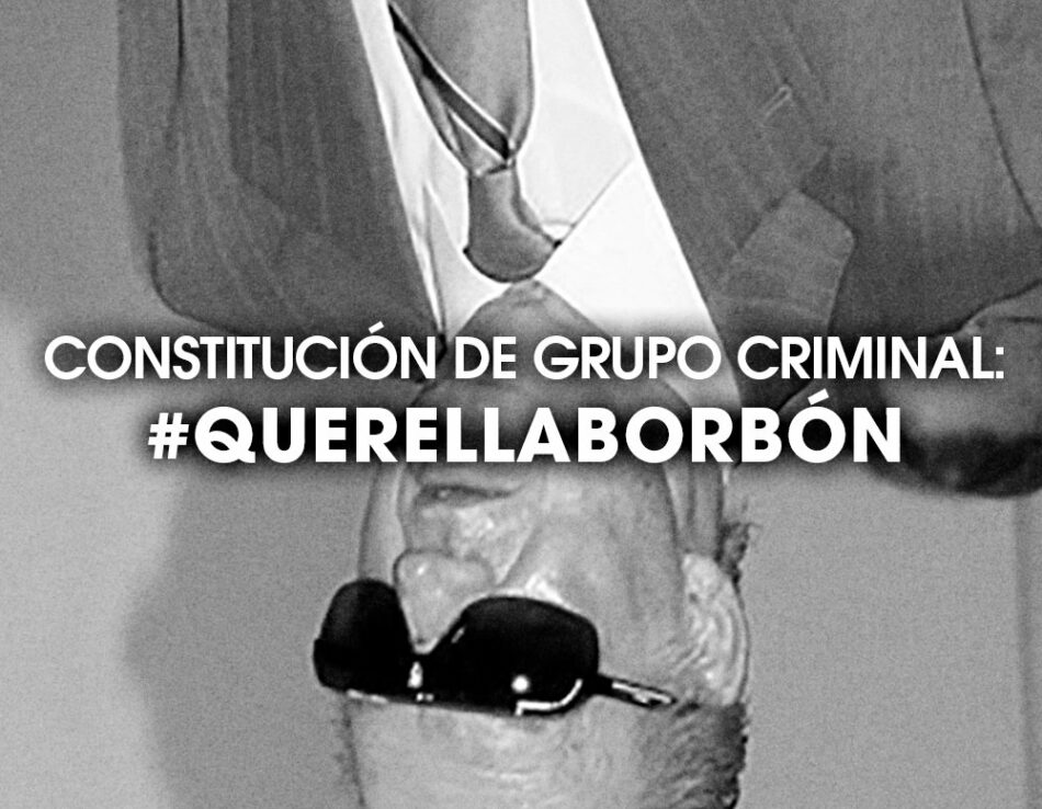 Los impulsores de la ‘Querella Borbón’ valoran que el archivo que pide la Fiscalía “carece de un mínimo rigor jurídico más allá de la manifiesta defensa a ultranza de la institución monárquica”