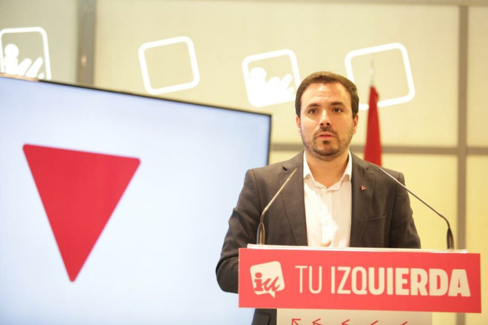 Garzón sitúa a IU y Unidas Podemos como única garantía para enfrentarse a la “amenaza reaccionaria” de la derecha