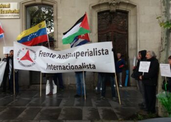 Concentración contra los 70 años de la OTAN en Madrid