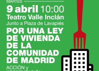 El movimiento de vivienda se une por una Ley Autonómica de Vivienda para la Comunidad de Madrid