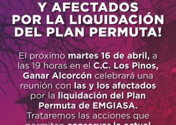 Ganar Alcorcón denuncia que casi 90 familias pueden perder su hogar por culpa de la liquidación del Plan Permuta hecha por el PP