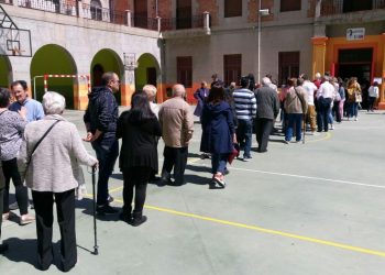 Participación disparada a las 14:00 horas