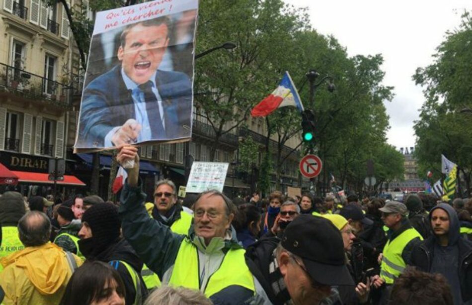 Los Chalecos Amarillos continúan sus protestas contra las políticas de Macron