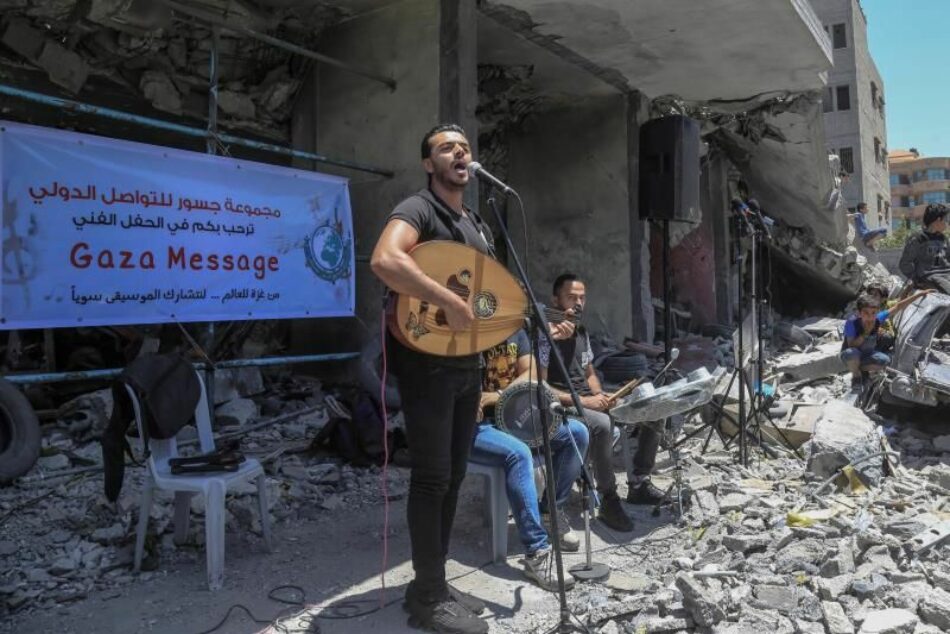 Gaza celebra un ‘Eurovisión alternativo’ entre las ruinas de los bombardeos