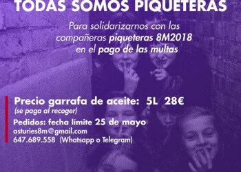 Campaña de aceite solidario #YoTambienFuíPiquetera