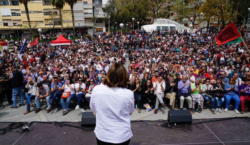 Ada Colau: “Amb la força de la gent vull tornar a ser alcaldessa i liderar un govern progressista a la ciutat”