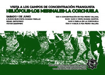 Visita a los campos de concentración franquistas Heliópolis, Los Merinales y La Corchuela