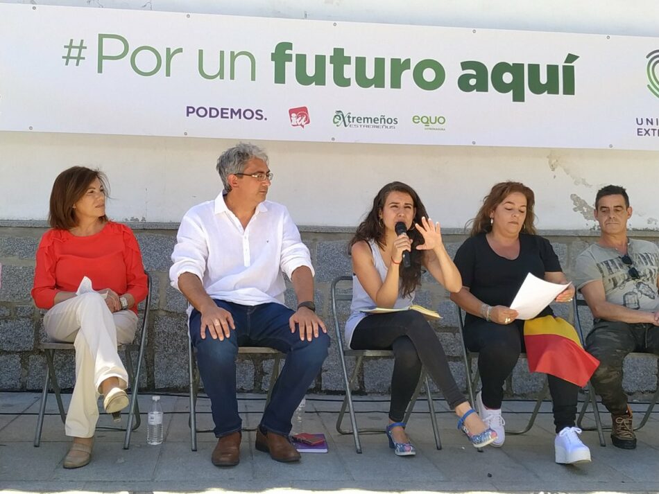 Unidas por Extremadura propone que las instalaciones hidroeléctricas pasen a la gestión pública según finalice a partir de 2020 su régimen de concesión por 75 años