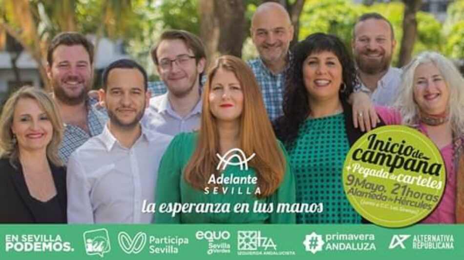 Adelante Sevilla combatirá la precariedad en la juventud con planes de empleo, ayudas a la vivienda y medidas en favor del ocio