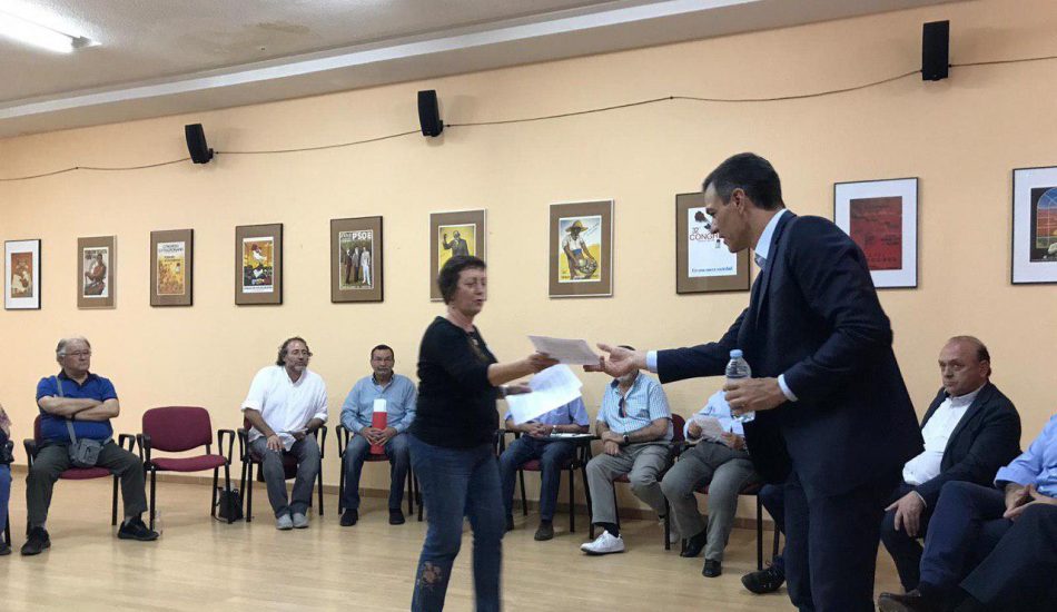 La FRAVM y las asociaciones vecinales de Vallecas demandan a Pedro Sánchez un compromiso del Gobierno con el desarrollo del Sur y el Este