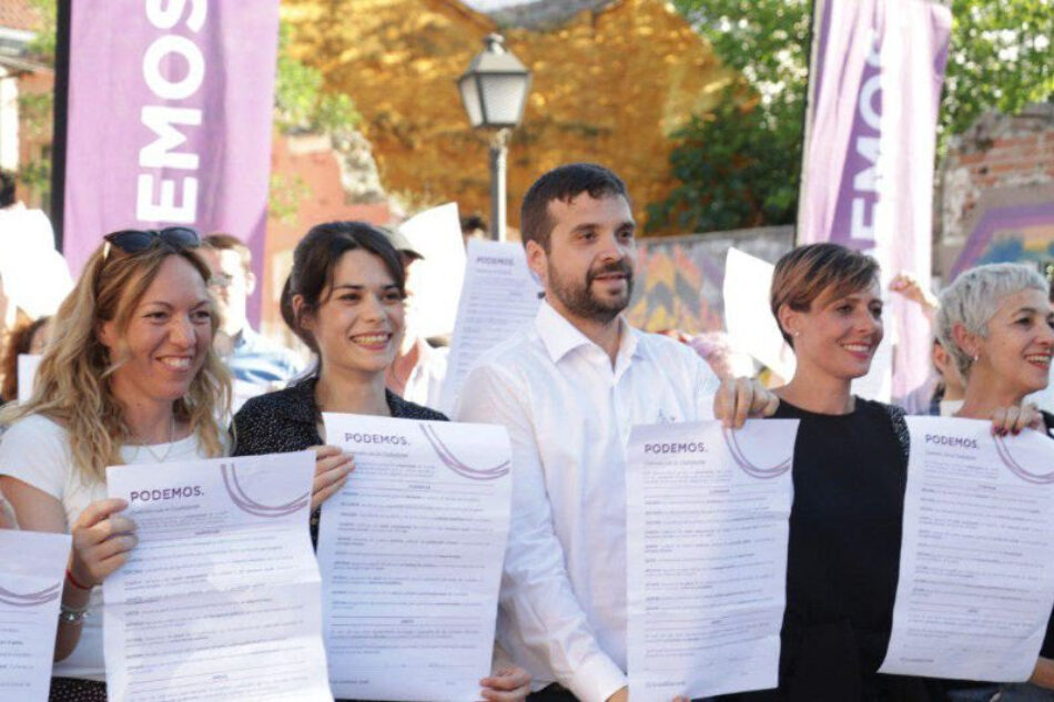 Unidas Podemos IU-Madrid En Pie firma un contrato de compromiso y lealtad con la ciudadanía
