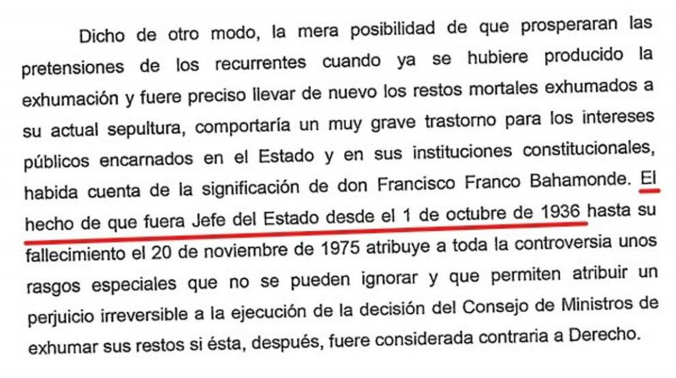 García Sempere reclama al Gobierno que diga “qué opinión le merece que el Supremo reconozca al dictador Franco como jefe del Estado en plena Guerra Civil”