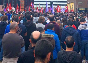 Unidad sindical en la huelga del Metal en Bizkaia en defensa de su convenio