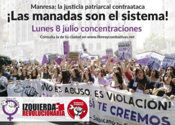 Concentraciones 8 de julio: «Manresa: la justicia patriarcal contraataca. ¡Las manadas son el sistema!»