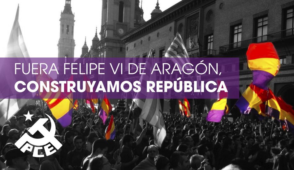 «Ante la visita del monarca a Aragón»