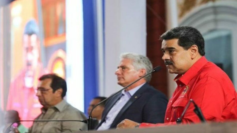 Presidentes de Venezuela y Cuba clausuran XXV Foro de Sao Paulo en Caracas