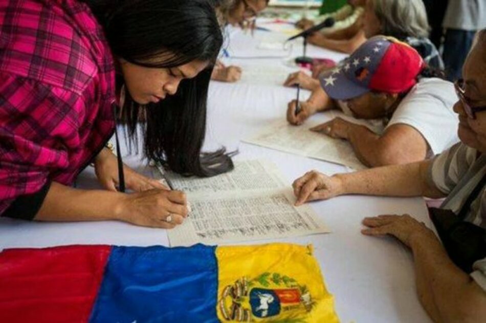 Campaña No Más Trump alcanza siete millones de firmas en Venezuela