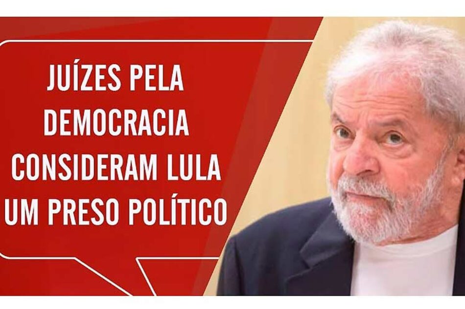 Jueces brasileños califican a Lula de preso político