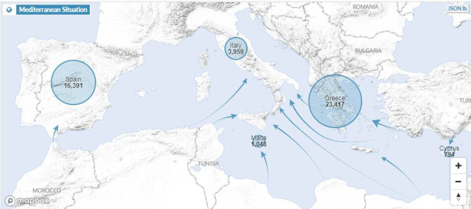 ACNUR preocupado por las nuevas medidas que afectan al rescate en el Mediterráneo central