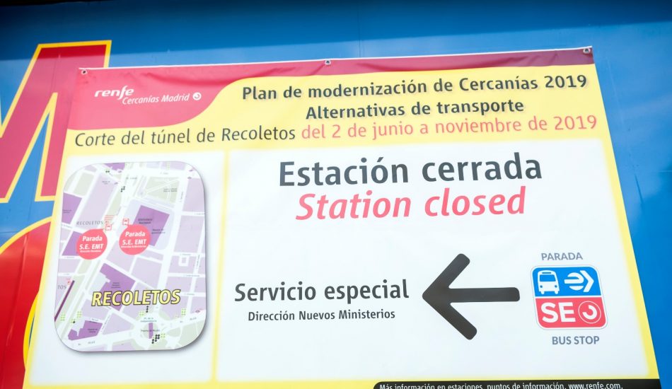 La Juventud Comunista y el Partido Comunista en Madrid denuncian el lamentable estado de la red pública de transporte en la Comunidad