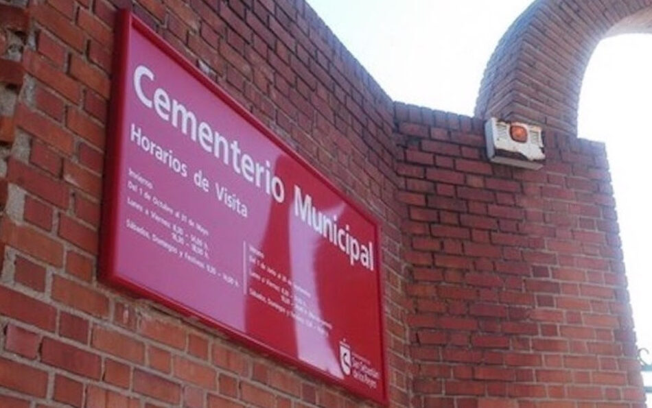 El gobierno de C’s y PSOE privatiza el Cementerio Municipal de San Sebastián de los Reyes multiplicando su coste