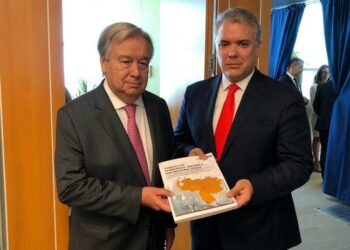 Prueba falsa: una foto que Duque presentó a la ONU para ‘demostrar’ la presencia del ELN en Venezuela fue tomada en Colombia