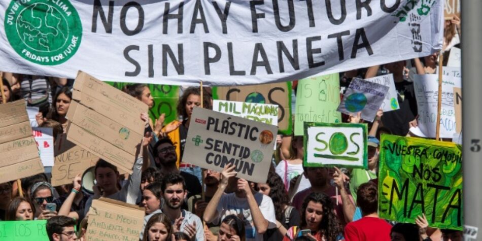 Esquerda Unida súmase á alianza mundial pola declaración da Emerxencia Climática no Planeta