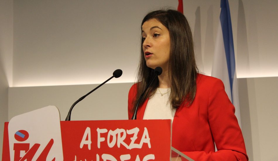 Eva Solla: “Feijóo tenta desmarcarse do PP no seu discurso para minimizar dez anos de recortes”