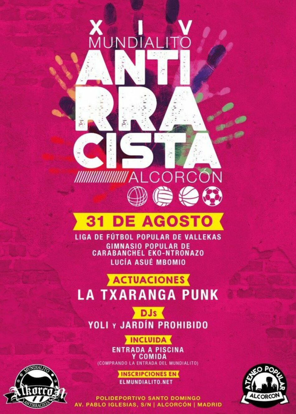 Mas de 300 personas participan el XIV Mundialito Antiracista de Alcorcón