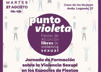 El Ayuntamiento de Alcorcón instala un punto violeta en las fiestas patronales frente a posibles agresiones machistas