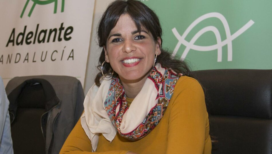 Teresa Rodríguez se reincorpora esta semana a la actividad pública tras el periodo de maternidad