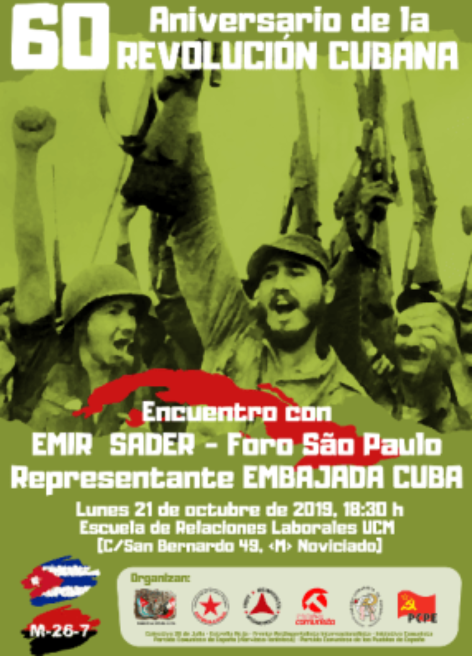 60 aniversario de la Revolución Cubana. Emir Sader en Madrid