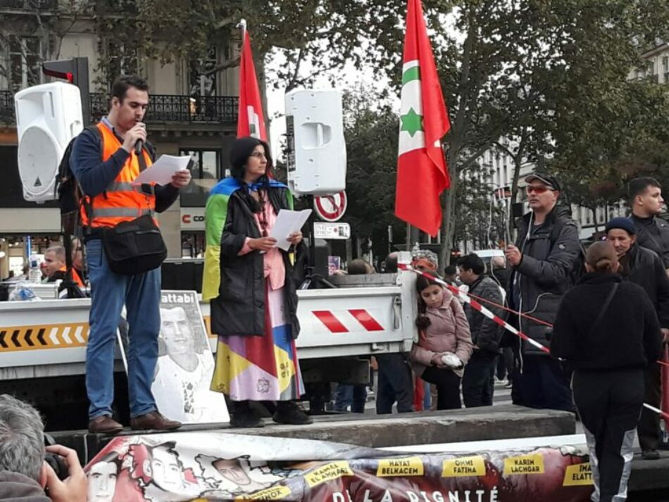Manifestación en solidaridad con el Rif en París