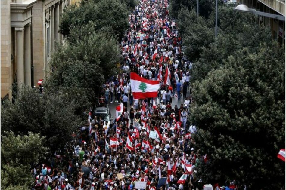 Protestas en El Líbano las más extensas de la historia, según experto