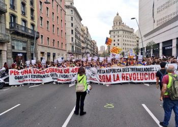 Catalunya: Miles de jóvenes en las calles convocados por el Sindicat d’Estudiants. ¡Contra la represión, por la república de los trabajadores y la juventud!