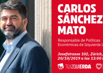 IU Zúrich celebra un encuentro con el economista Carlos Sánchez Mato