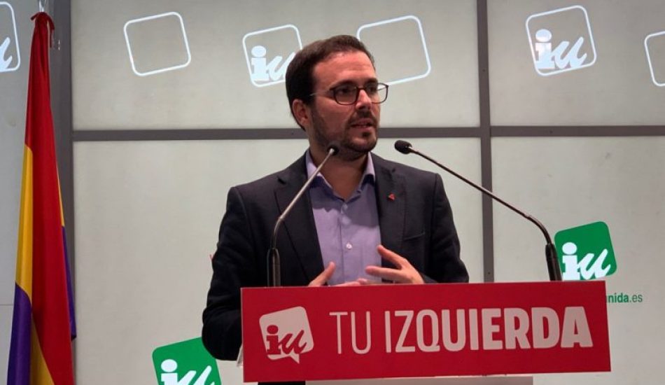 IU consultará a sus bases la participación en un ejecutivo de coalición