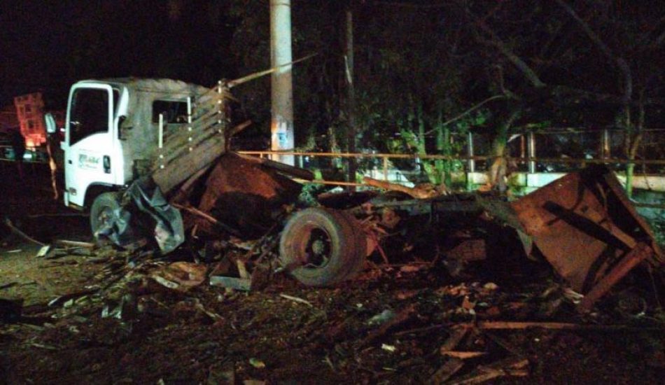 Atentado con un camión bomba contra una comisaría en el norte de Colombia
