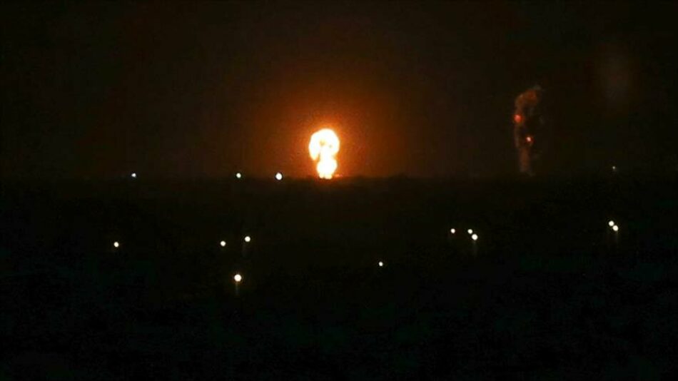 La aviación israelí bombardea nuevamente la Franja de Gaza