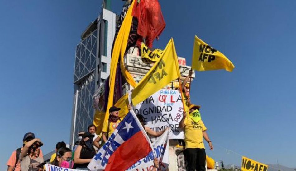 Chile. Nuevamente la Plaza de la Dignidad se llenó de gritos contra Piñera