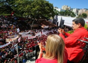 Marcha antiimperialista en Venezuela por los 62 años de la Rebelión Popular contra la dictadura militar de Marcos Pérez Jiménez