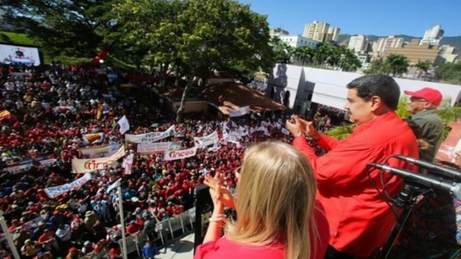 Marcha antiimperialista en Venezuela por los 62 años de la Rebelión Popular contra la dictadura militar de Marcos Pérez Jiménez