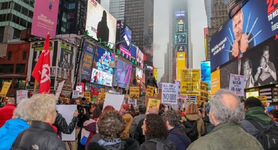 Movilizaciones en 70 ciudades estadounidenses contra la guerra