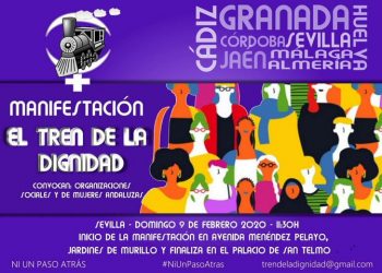 Manifestación del «Tren de la Dignidad»: 9 de febrero en Sevilla