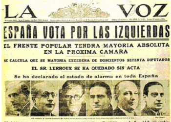 Se cumplen 84 años del triunfo del Frente Popular en España