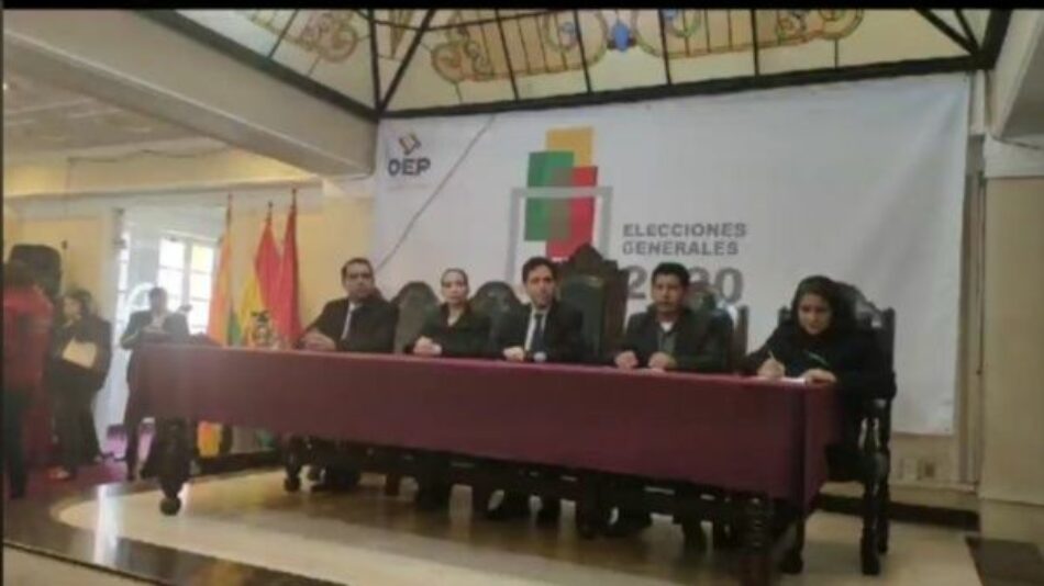 TSE de Bolivia continúa análisis de candidatura de Evo Morales